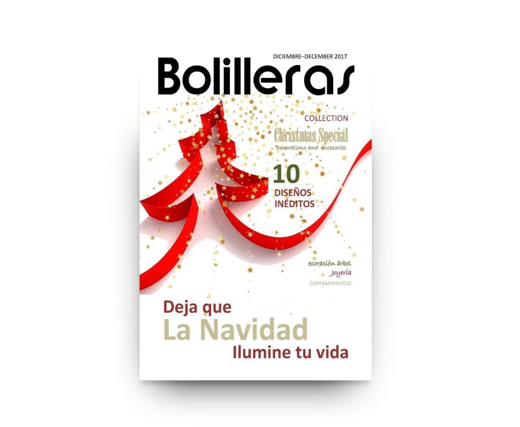 revista bolillos adornos de navidad