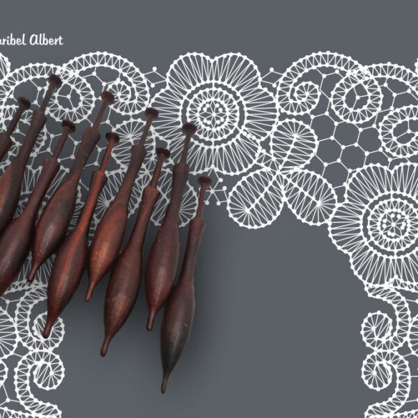 Pañuelo simbólico Flores de Brujas – Patrón 02e en PDF descargable