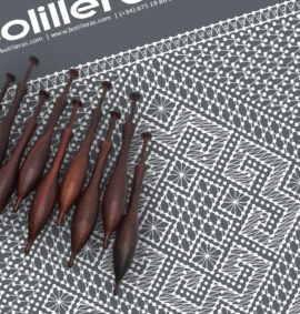 Bolso simbólico en encaje Torchon – Patrón 06e en PDF descargable