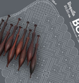 Bolso simbólico en encaje Torchon – Patrón 10e en PDF descargable