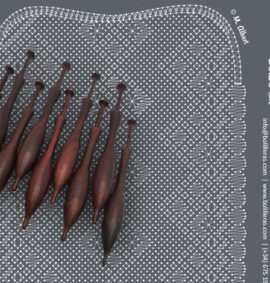 Bolso simbólico en encaje Torchon – Patrón 13e en PDF descargable