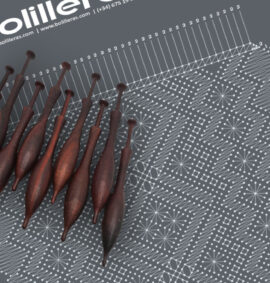 Bufanda simbólica en encaje Torchon – Patrón 1e en PDF descargable