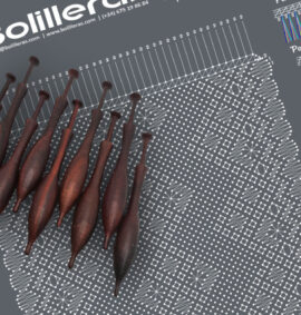 Bufanda simbólica en encaje Torchon – Patrón 3e en PDF descargable
