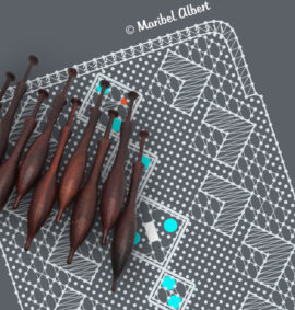 Funda simbólica en encaje Torchon – Patrón 01e en PDF descargable