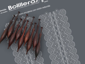 Liga simbólica en encaje de bolillos estilo Torchon – Patrón 03e en formato electrónico