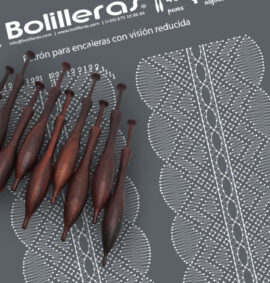 Liga simbólica en encaje de bolillos estilo Torchon – Patrón 05e en formato electrónico