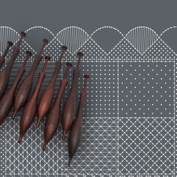 Muestrario de puntos en encaje de bolillos – Patrón 02e en formato electrónico