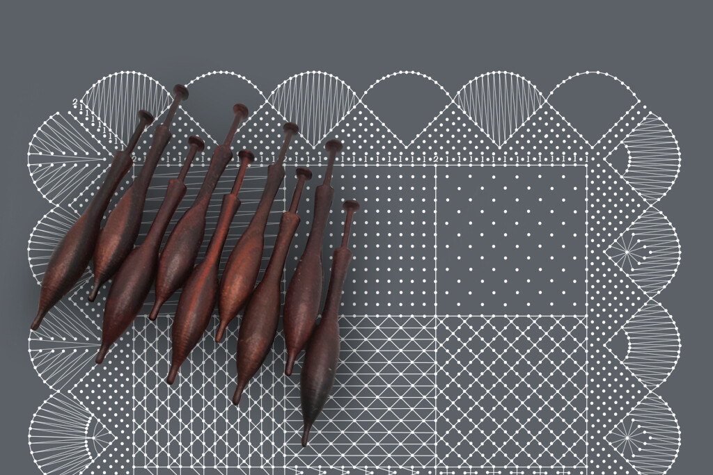 Muestrario de puntos en encaje de bolillos – Patrón 02e en formato electrónico