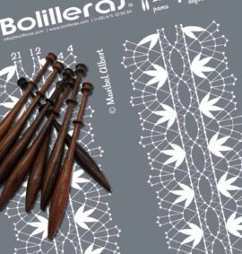 Liga ceremonial en encaje de bolillos estilo Torchon – Patrón 07e en formato electrónico