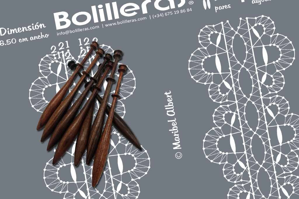 Liga ceremonial en encaje de bolillos estilo Torchon – Patrón 09e en formato electrónico