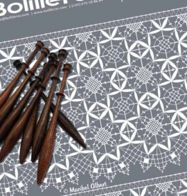 Puñeta gallega en encaje de bolillos – Patrón 02e en formato electrónico