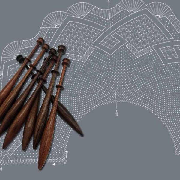 Patrón Bolilleras® Abanico Torchon 08 – encaje de bolillos PDF