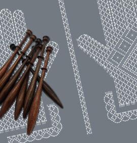 Guante clásico en encaje de bolillos estilo Torchon – Patrón 05e en formato electrónico