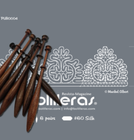 Puntilla rusa en encaje de bolillos – Patrón 4e en formato electrónico