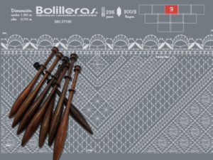 Patrón Bolilleras® Chal 06e – encaje de bolillos en formato electrónico