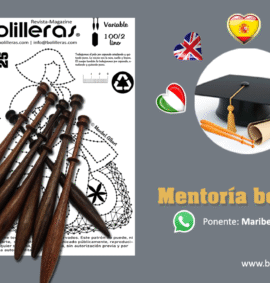 Patrón Bolilleras® Menina 2025 – encaje de bolillos PDF