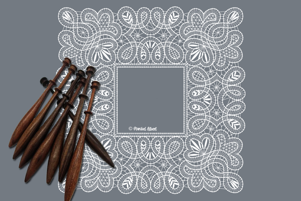 Patrón Bolilleras® Pañuelo Ruso 02e – encaje de bolillos PDF