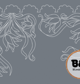 Patrón Bolilleras® Mantilla rectangular 01e – encaje bordado en tul PDF