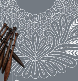 Patrón Bolilleras® Chalina Elena – encaje de cinta PDF descargable